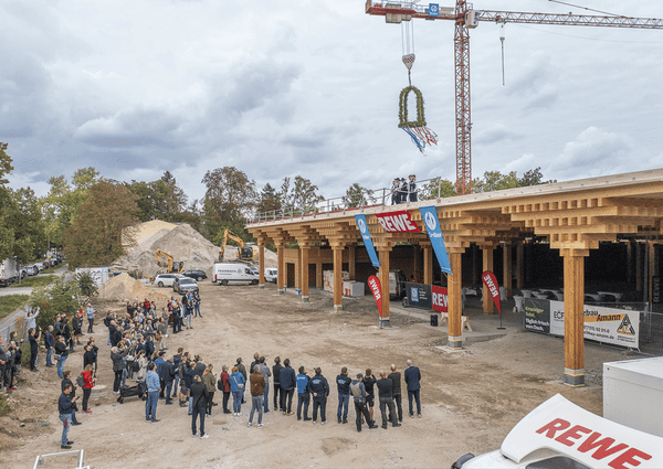 REWE GREEN FARMING BERLIN TOPPING OUT CEREMONY