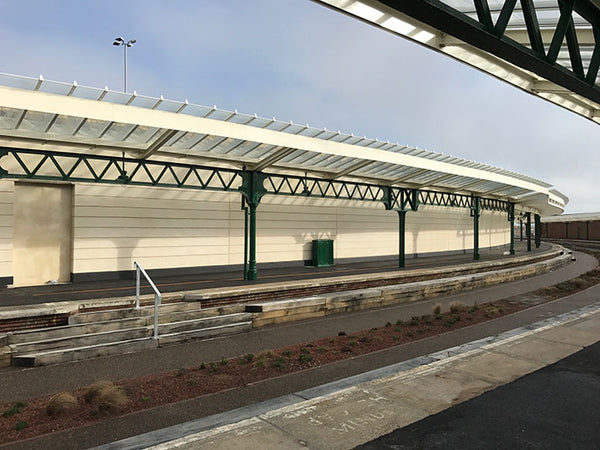 FOLKESTONE HARBOUR STATION CLOSE TO COMPLETION