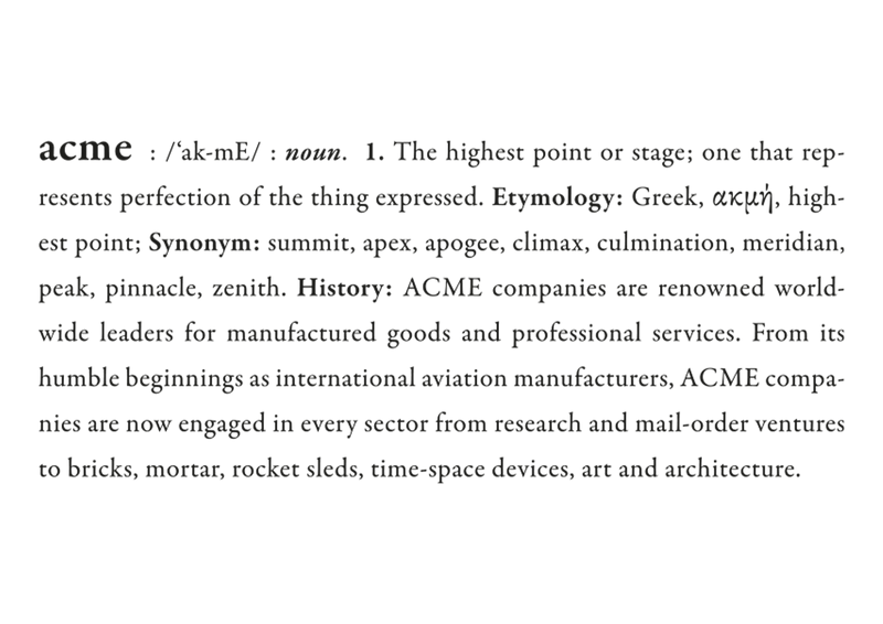 Acme Format Python About – acme